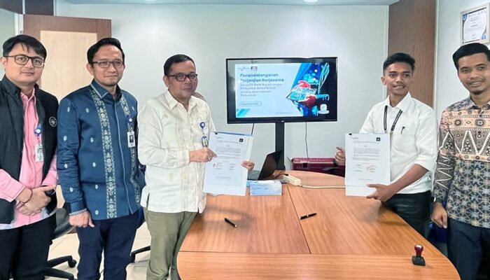 Bank Nagari Jalin Kerja Sama Layanan Perbankan dengan PT Komfak Global Bricon