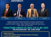 PERADI SAI Padang Buka Pendidikan Profesi Advokat 2026, Siapkan Calon Advokat Profesional dan Berintegritas